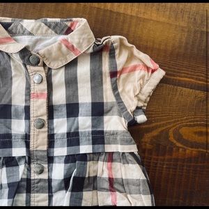 Baby girl Burberry dress, wore twice.